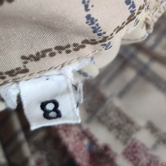 Vintage Frances Henaghan 1970's Skirt and Blouse Women's Size 2 - Picture 13 of 13